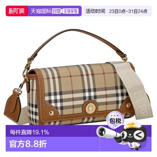 送 新款 日本直邮BURBERRY博柏利单肩包绿色女士经典 大牌简约风时尚