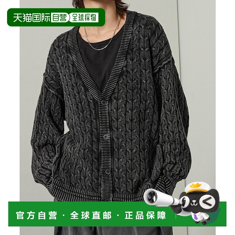 1h可退 日本直邮Alfred Alex男女同款宽松版型全棉针织开衫 单点
