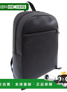 日本直邮Coach 男士 Outlet 皮革背包黑色OWEN BP LTH CAJ66QBBKA