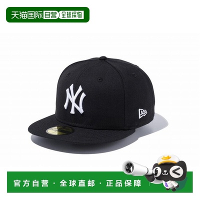 日本直邮New Era 59FIFTY 纽约洋基队 黑色 白色 14525208
