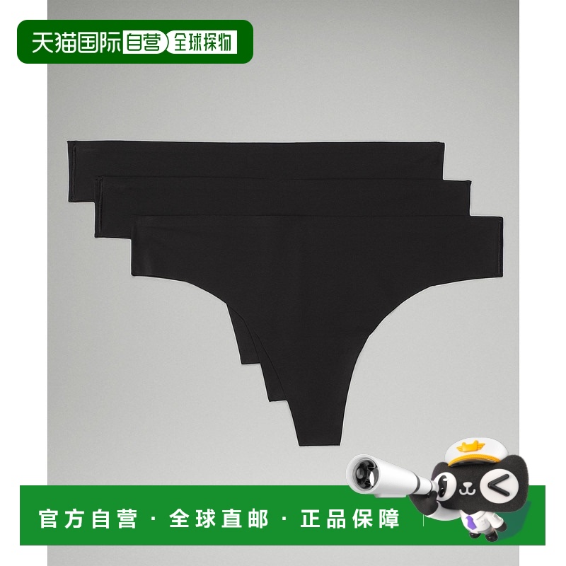 1h可退 日潮跑腿Lululemon InvisiWear 中腰丁字裤 3 件装 LW9DC3