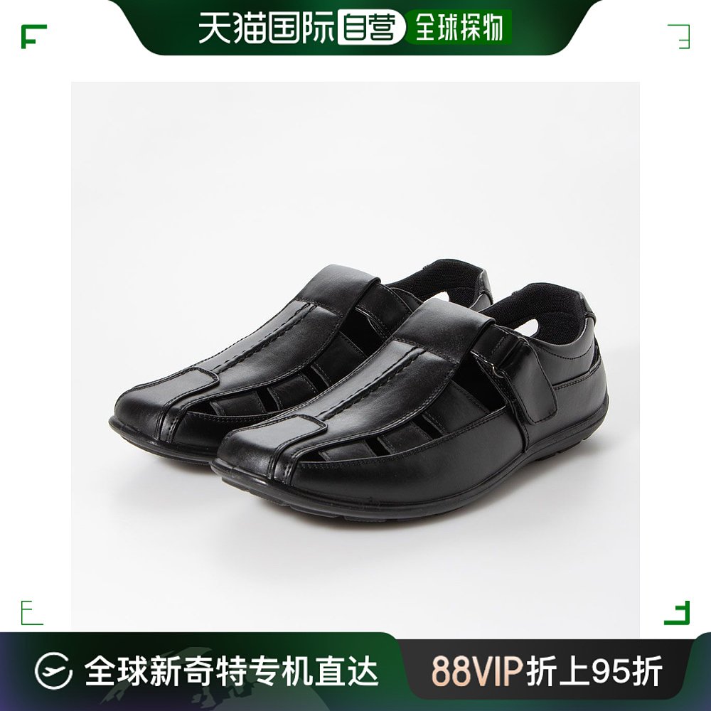【日本直邮】Italico Comfortable透气驾驶鞋(黑色)休闲鞋凉鞋