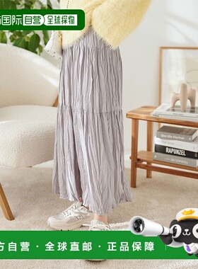 日本直邮KOBE LETTUCE 复古缎面长裙 [M4016] KO5653EW24821 裙子