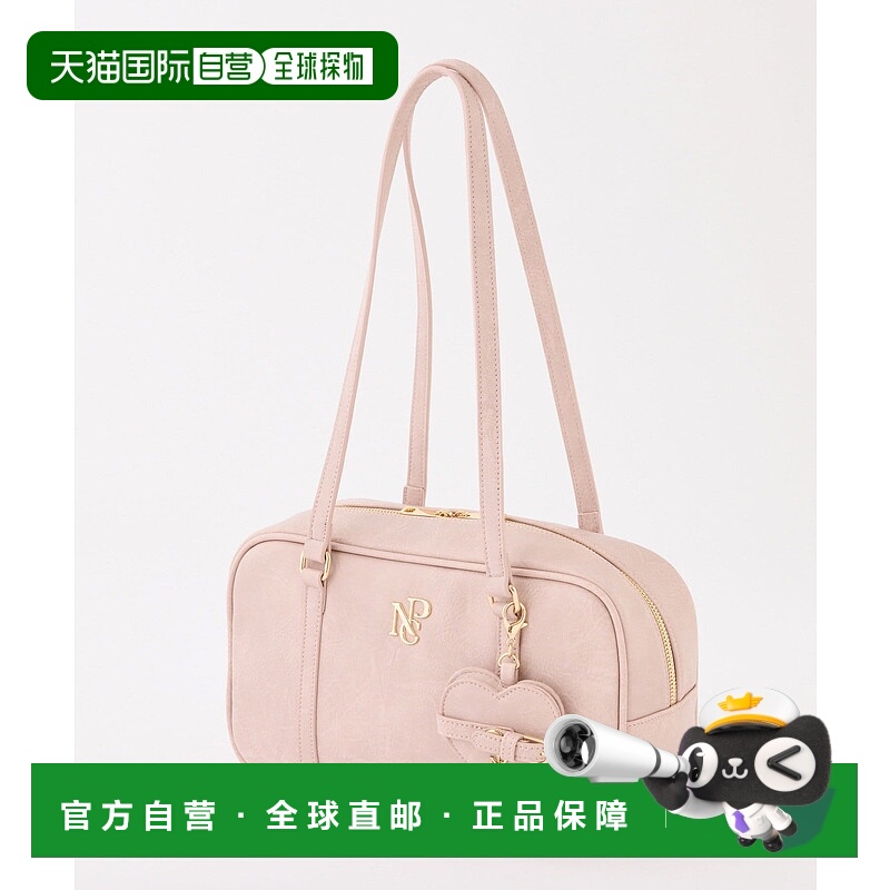 1h可退 日本直邮NICE CLAUP  女装 心形镜饰方形波士顿包