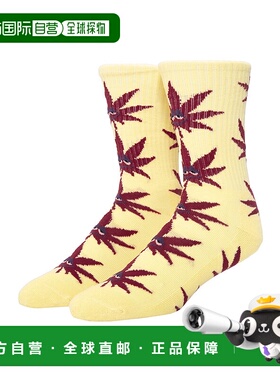 1h可退 日本直邮HUF 男女通用字母图案中筒袜 25M_SK80014