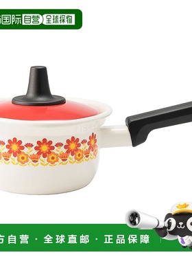【日本直邮】富士珐琅 牛奶锅 14cm 向日葵图案 FJ-14M.SF新款