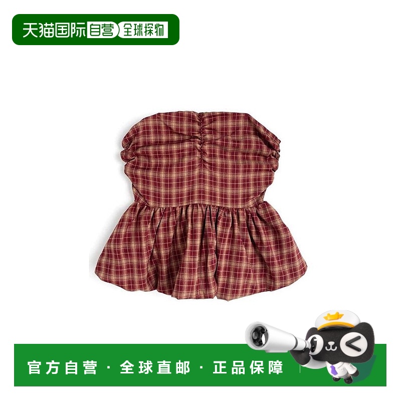 日本直邮日潮 GRL 格纹花边抹胸 gn511