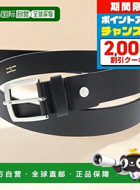 日本直邮Orobianco 腰带 男子牛皮革 皮革 ORB-020808 BK 黑色 配