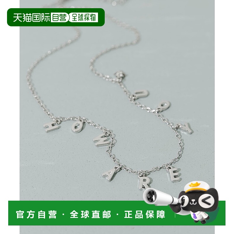 1h可退 日本直邮SMELLY 女士HOWAREYOU字母吊坠项链 SMA62PF036