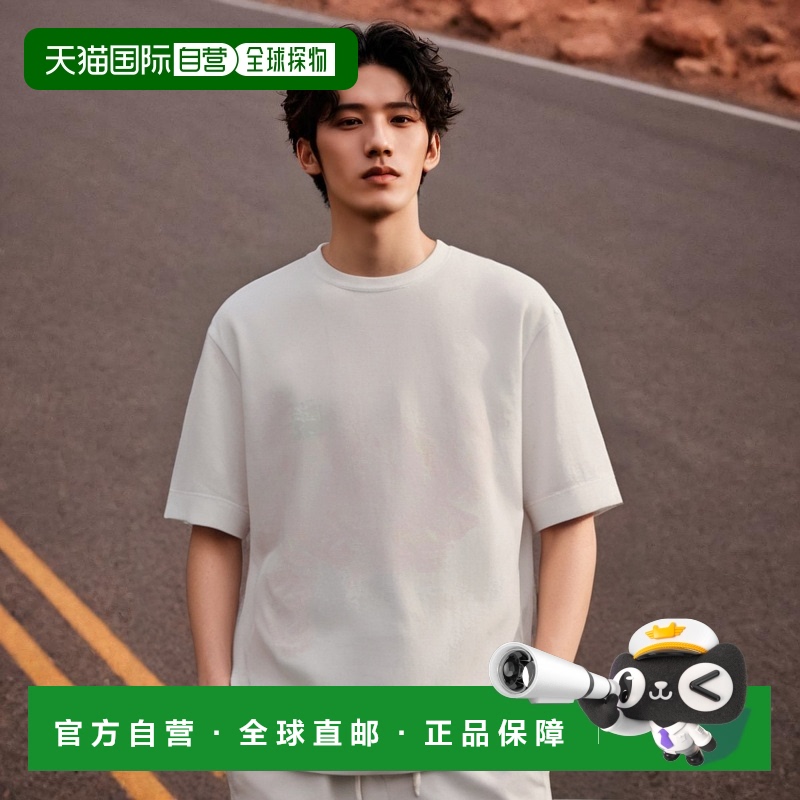 日本直邮FENDI T恤 FF 白色橙色男士 FENDI FY0936 AN25 F1K0X