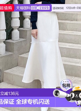 日本直邮JUNOAH 不对称美人鱼短裙 半身裙包臀裙[JU5602EW03832]