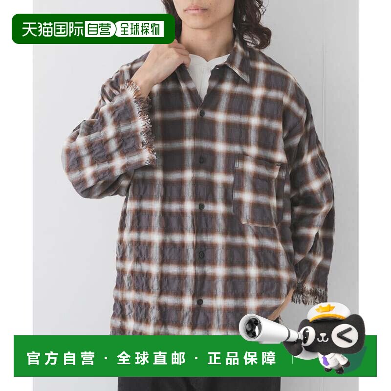 日本直邮URBAN RESEARCH Sonny Label ARMY TWILL 格纹工装衬衫
