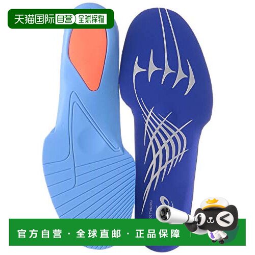 【日本直邮】ASICS 鞋垫/足球FOOTBALL SOCKLINER PRO 蓝/银 M