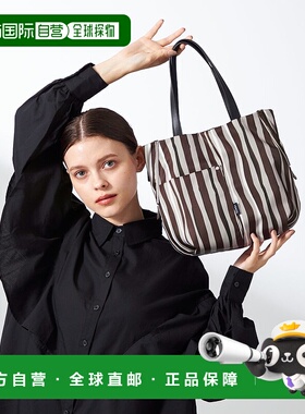 日本直邮Y'SACCS 伊萨克绘画条纹迷你托特包 [YS1509AW014900] 女