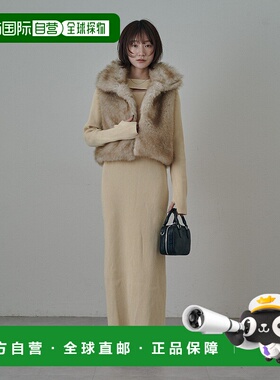 1h可退 日本直邮mline 女装 宽松针织连衣裙 半高领显气质 MLZ105