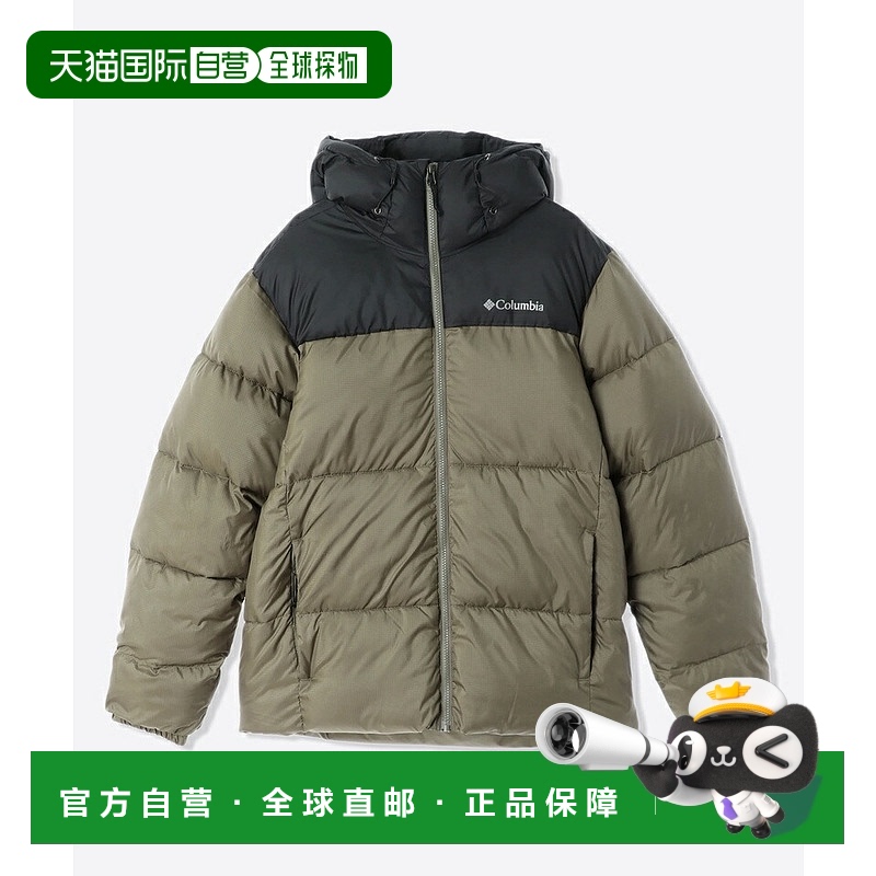 日本直邮Columbia Perfect II 连帽夹克带衬垫外套WE2300石绿色（