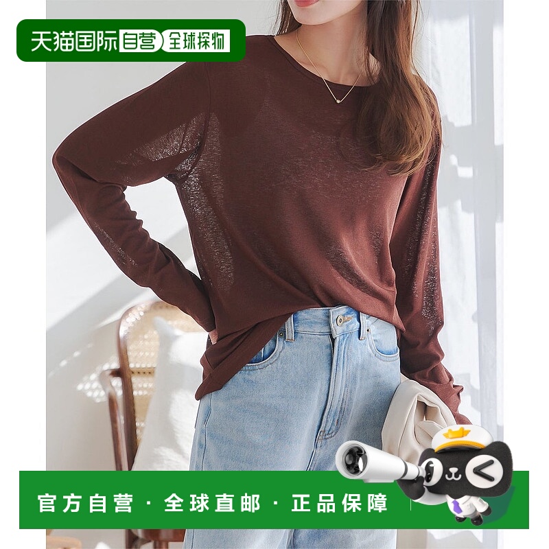 日本直邮KOBE LETTUCE 长袖常规款T恤 [C7325] [KO5653EW028343]