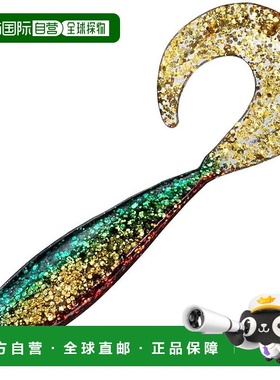 【日本直邮】达亿瓦Shad Tail Worm Ricky Grub 3.5 绿色金色红色