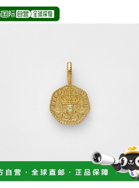 日本直邮日潮 agete 阿卡朵WEB限定8月生辰石金橄榄石吊坠单只