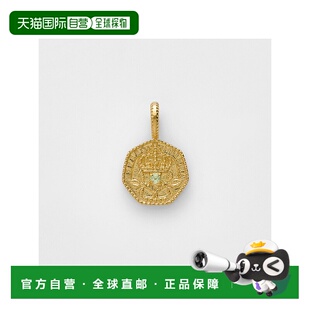 日本直邮日潮 阿卡朵WEB限定8月生辰石金橄榄石吊坠单只 agete