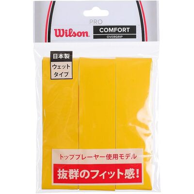 【日本直邮】威尔胜 网球手胶 PRO OVERGRIP 黄 3入
