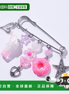 1h可退 日本直邮Poly Jam 女士Y2K风格多彩挂饰胸针 IFPBG244004