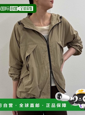 1h可退 日本直邮earthy_ 女装 宽松防水轻量尼龙马甲 多功能收纳