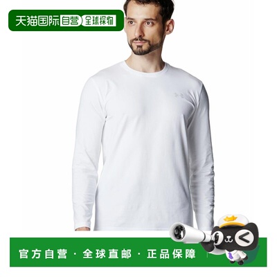 日本直邮UNDER ARMOUR M PERFORMANCE COTTON LS T 纯棉长袖T恤 [