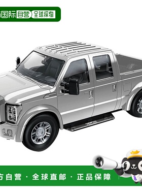 【日本直邮】童友社 2.4GHz 1/28 福特 F-350 SuperDuty 铂金银