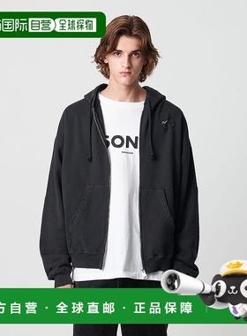 1h可退 日本直邮MONKEY TIME 男装 宽松版型 法式卫衣 全幅拉链连