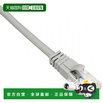 【日本直邮】SANWA SUPPLY连接线三和交叉线10米CAT6 UTP浅灰色不