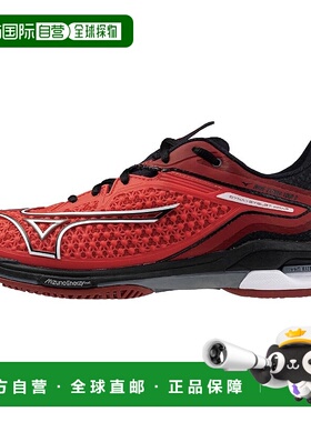 【日本直邮】美津浓网球鞋 Wave Exceed TOUR 6 AC 红白黑
