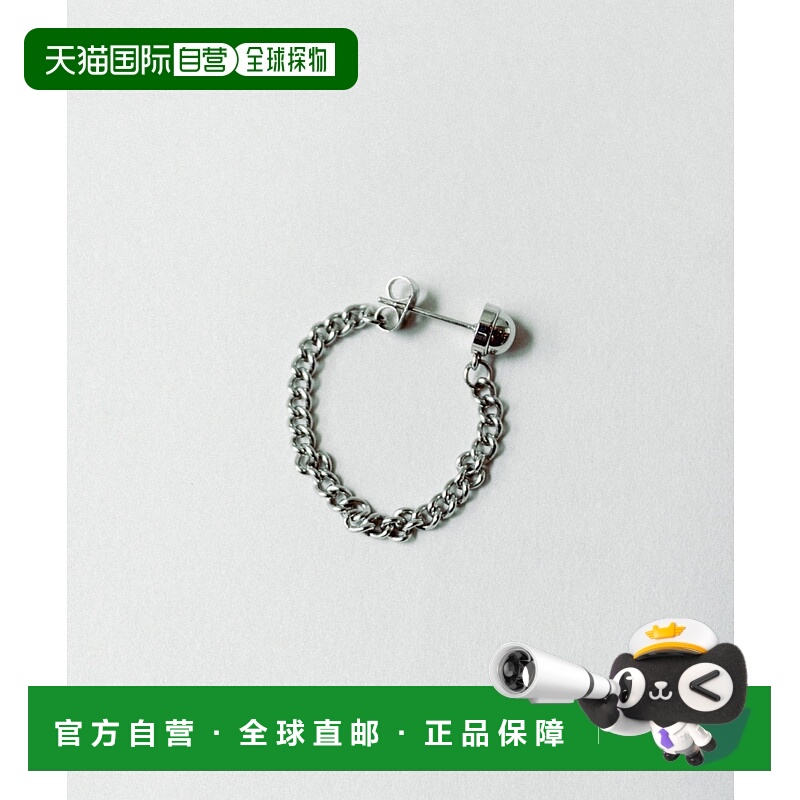 1h可退 日本直邮THEE 男士金属过敏防护链条耳环 IILOH251002耳钉