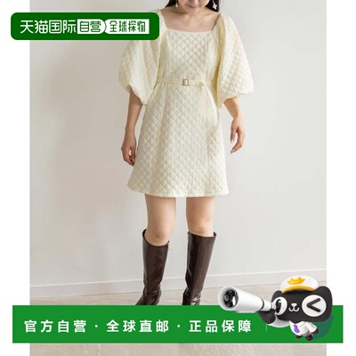 日本直邮RANDA 绗缝立体袖迷你连衣裙 RA041EW015630 连衣裙
