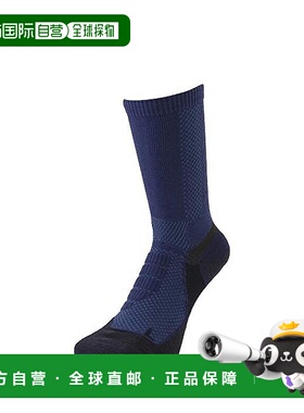 【日本直邮】Mizuno美津浓户外运动中筒袜蓝色袜子B2JX1101 S