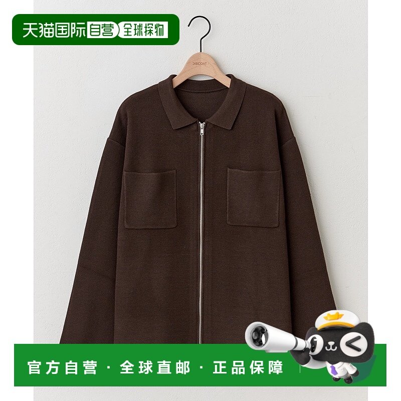 1h可退 日本直邮Discoat 男女同款 翻领双拉链开衫 DPZ2052205A00