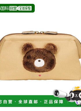 【日本直邮】Skater斯凯达蛙嘴式小包 小物化妆小袋Pompon's熊ZGA