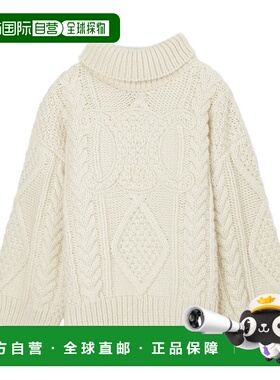 日本直邮Celine 女士白色高领毛衣 2ad9n 286x 01ow Pull-Col Mon