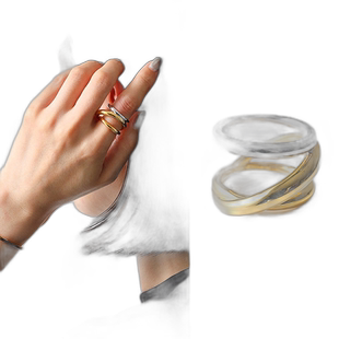 日本直邮Charlotte Chesnais Charlotte Chesnais 戒指 BAGUE TRI