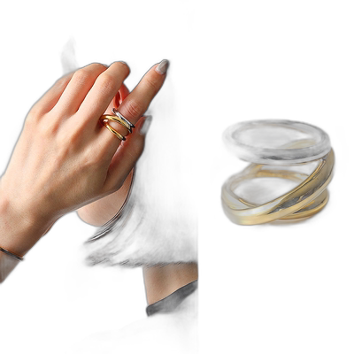 日本直邮Charlotte Chesnais Charlotte Chesnais 戒指 BAGUE TRI