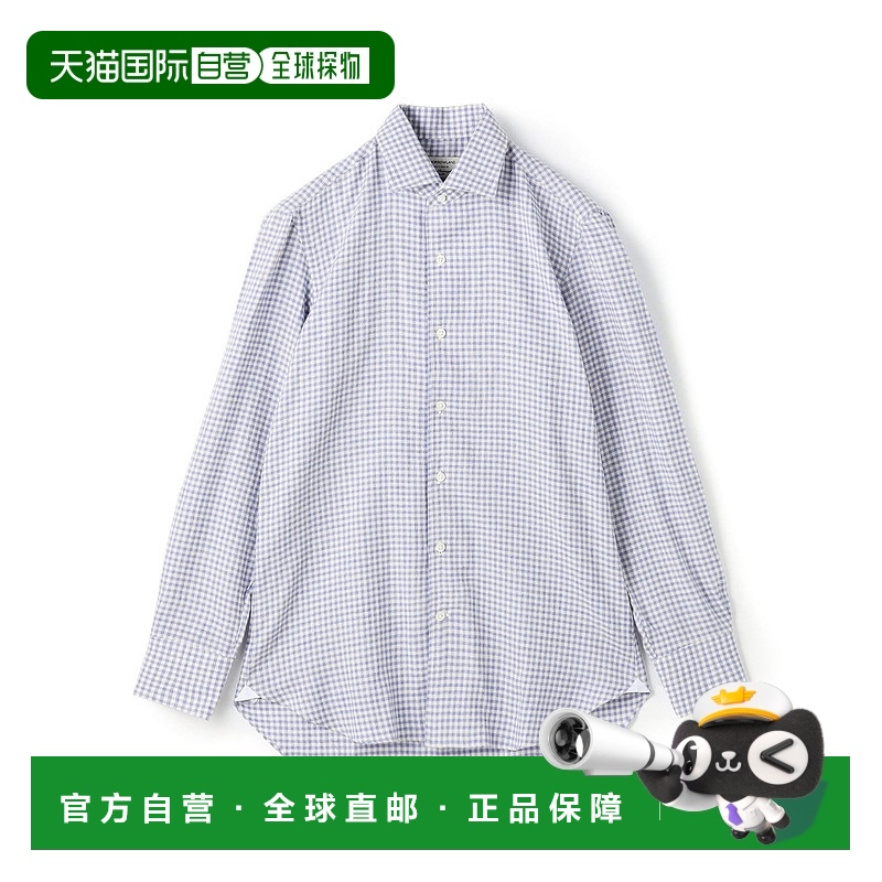 1h可退 日本直邮Maria Santangelo 男士特别定制款无领衬衫 62014