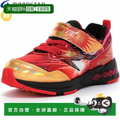 日本直邮MOONSTAR 儿童鞋SKLSHOTER SK 0069LE Issen红色轻便科技