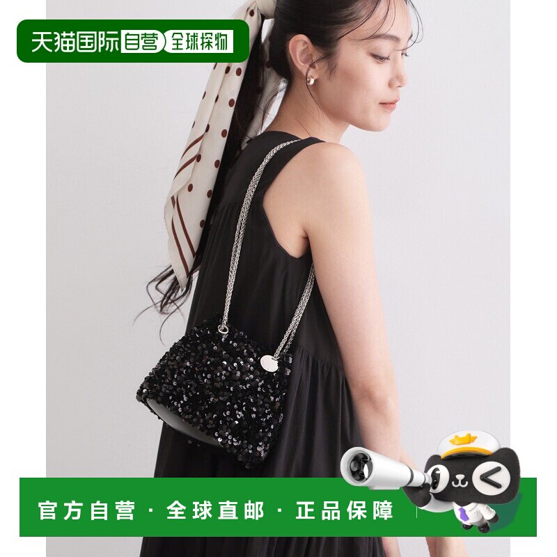 1h可退 日本直邮OPAQUE.CLIP 女士 闪片抽绳迷你斜挎包 2WAY设计图片