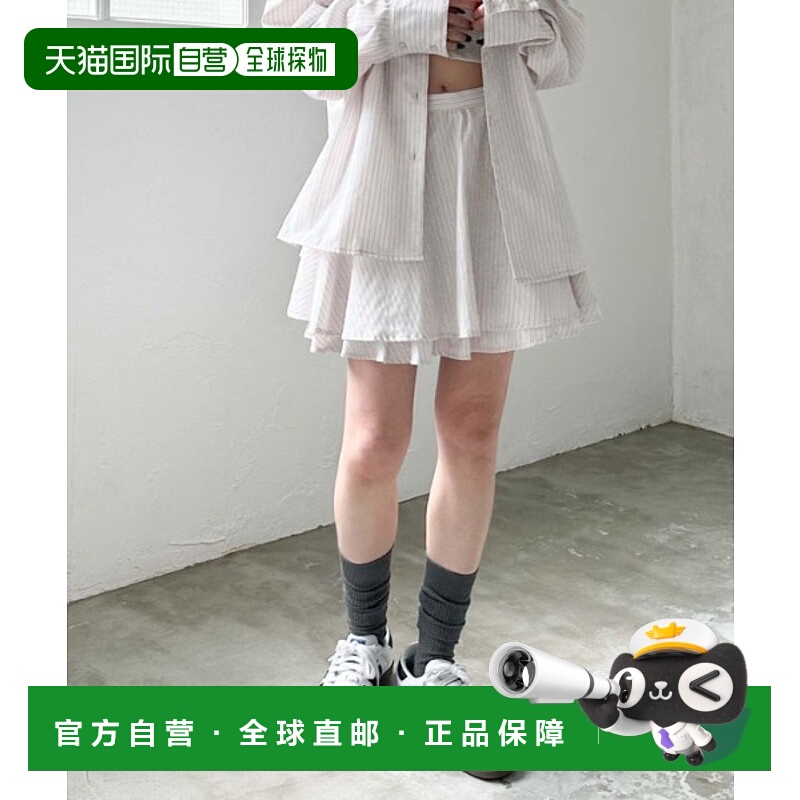 1h可退 日本直邮archives 女士春夏款两段喇叭袖迷你裙 252170193
