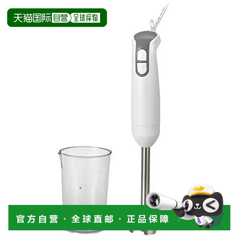 【日本直邮】Ohm欧姆 手动搅拌器 MS2A-W 08-1208 白色