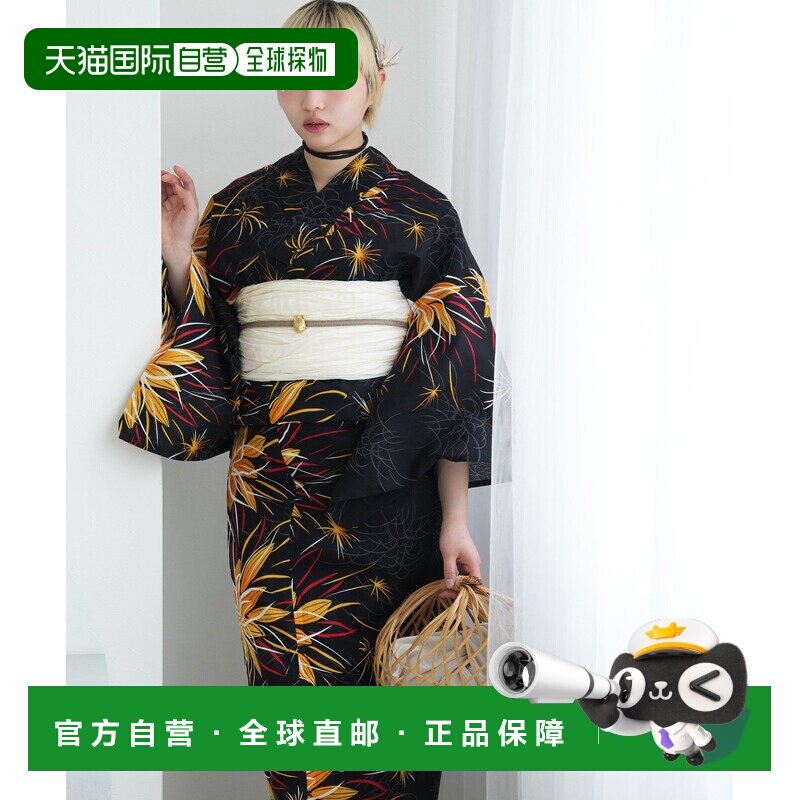 日本直邮尼可古董 女士 浴衣3件套(含浴衣+腰带+木屐) 64996192