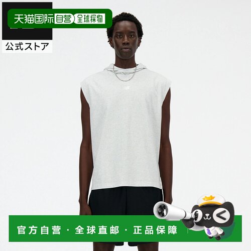 日本直邮NEW BALANCE 【官方】 BP 无袖轻量连帽衫 服装 运动 体