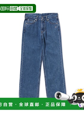 1h可退 日本直邮A BATHING APE 女士水洗APE图案喇叭牛仔裤 1L302