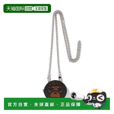 日本直邮A BATHING APE 女装 牛皮迷你肩背包BABY MILO水晶石装饰