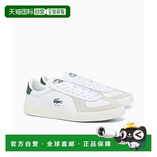 1h可退 日本直邮LACOSTE 男士经典拼接皮革网球鞋 49SMA0063男鞋